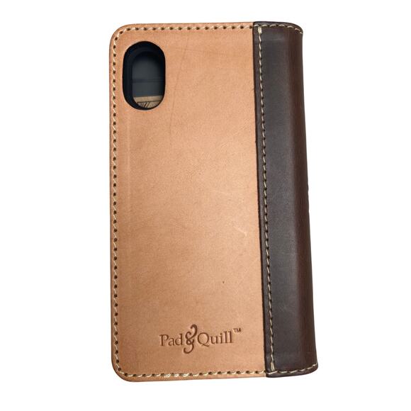 Pad & Quill Leather iPhone XR Tan Case Artisan Made - Picture 1 of 5